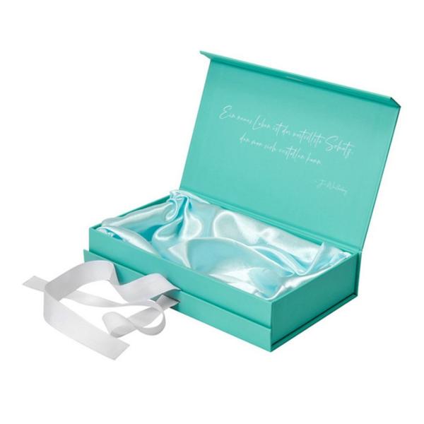 Customized Magnetic Gift Box Cardboard Paper Wig Hair Extension Folding Packaging Box