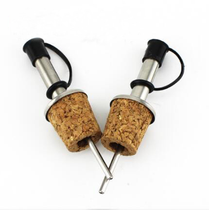 Stainless Steel Wine Liquor Bottle Pourer Spou Oil Pour Spouts Upgrade t with Covers