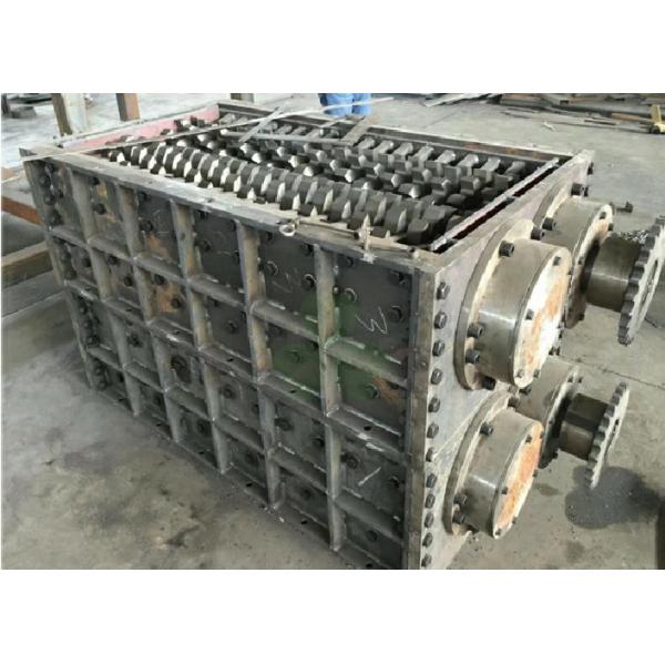 Industrial Scrap Metal Grinder Machine , Steel Metal Chip Crusher Φ220×20mm Knife Size