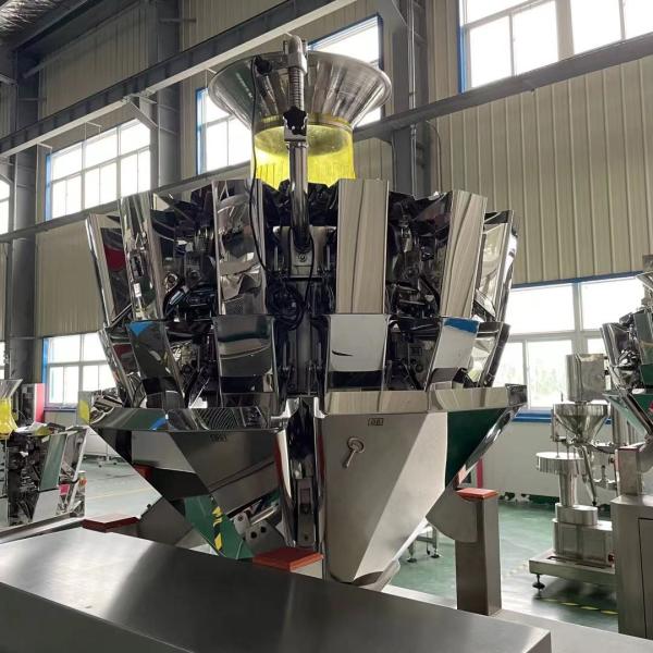 10/14 машин упаковки Weigher Multihead голов с экраном касания