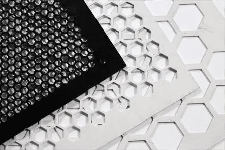 Hexagonal Hole Decorative Perforated Stamping Metal Sheet Mesh Screen Panel for Building