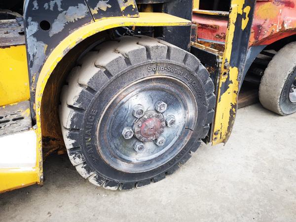 tcm used diesel forklift manual 3 ton isuzu engine with 3000mm mast
