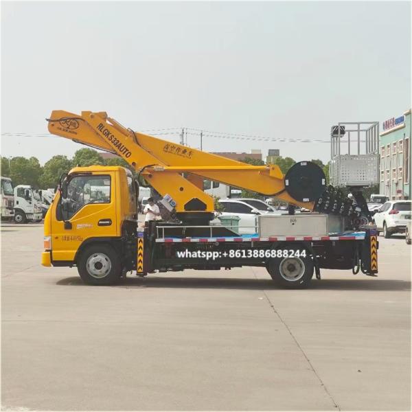 Kangling  4*2     33m Single Row Telescopic Boom  High-altitude Operation Truck  Aerial   Platform   Truck  Tower Truck