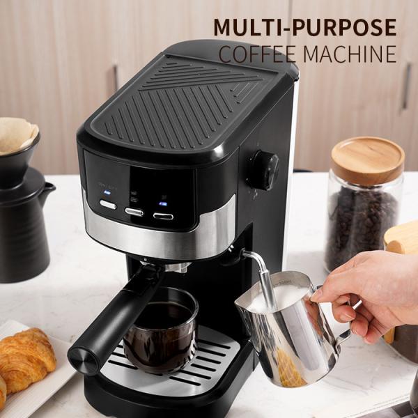 SS304 Multifunction Coffee Machine 15 Bar ABS Commercial Automatic Coffee Machine