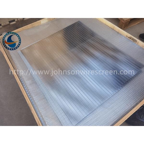 2507 Stainless Steel Slotted Wedge Wire Screen Panels For Petroleum Industry