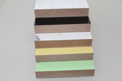 Colored Solid Wood Grain MDF Board , Decoration Laminated MDF Wall Panels