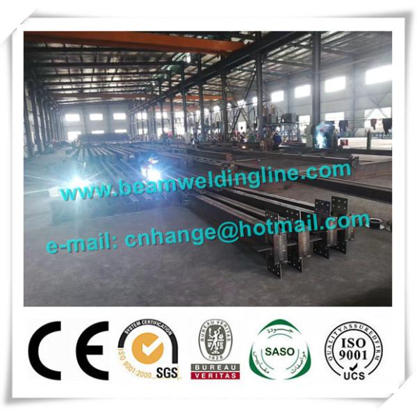 Light Steel Construction H Beam Welding Line 380v 50hz