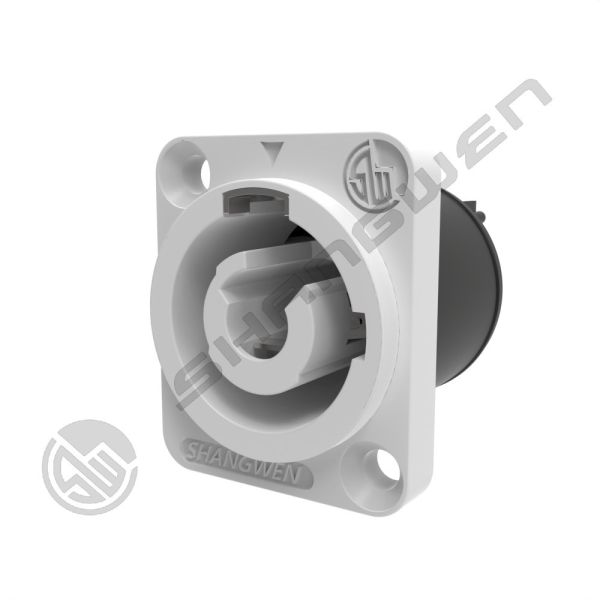 Industrial Waterproof Circular Power Connector Electrical Powercon