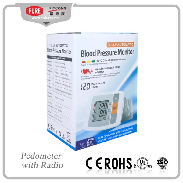 ISO Certification Electronic Blood Pressure Monitor / Blood Pressure Meter for High Pressure Testing