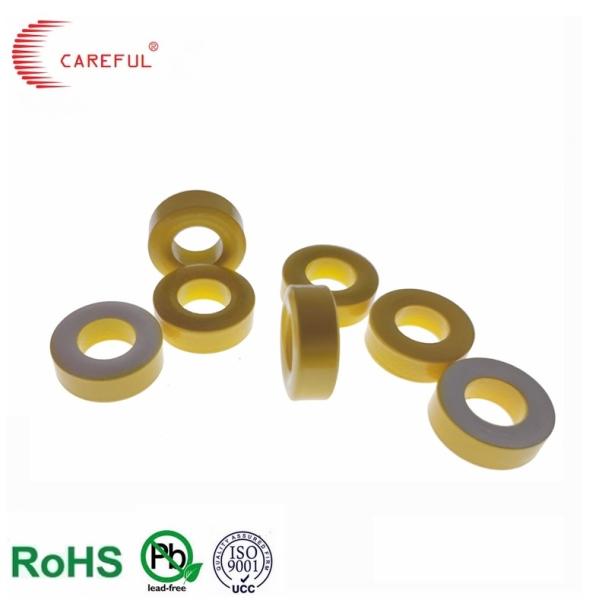 Soft Magnetic Iron Core Iron Powder Toroidal Cores Rohs ISO9001 For Choke