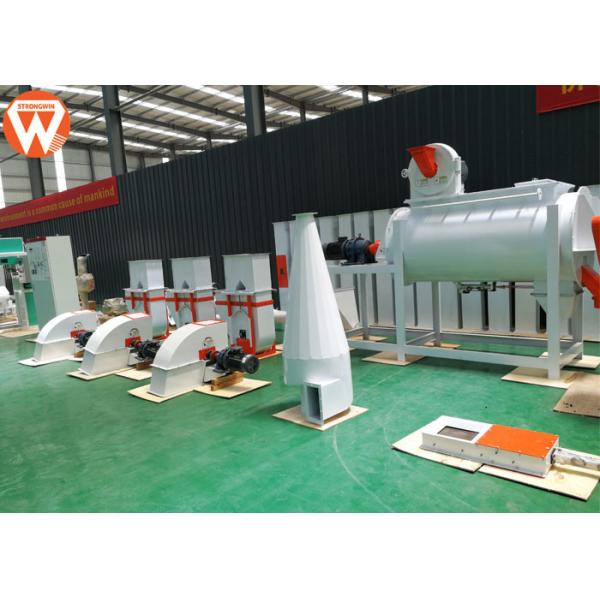 Малошумная производственная установка корма для животных, промышленное предприятие корма для животных силы 50KW