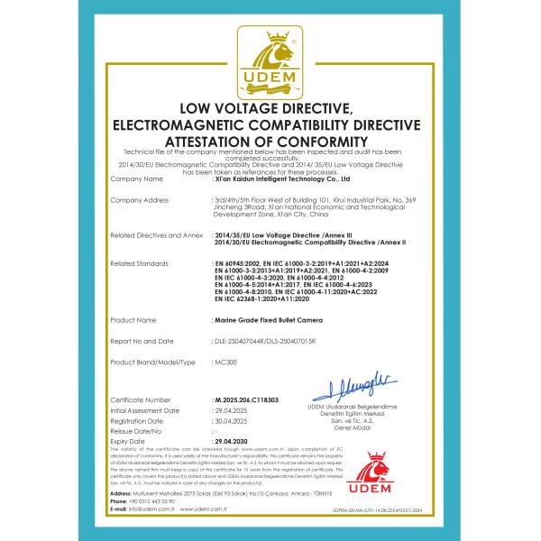 4MP Marine Fixed bullet Camera