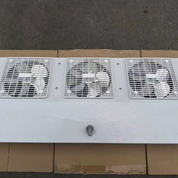 Factory Custom OEM Industrial Angled High Efficiency Evaporator Air Cooler with 1 Year Warranty for Cold Room Condensing Unit