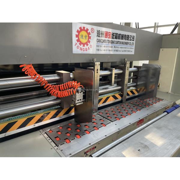 220V/380V/440V Картонный принтер с вращающейся резачкой и вибрационным стекером