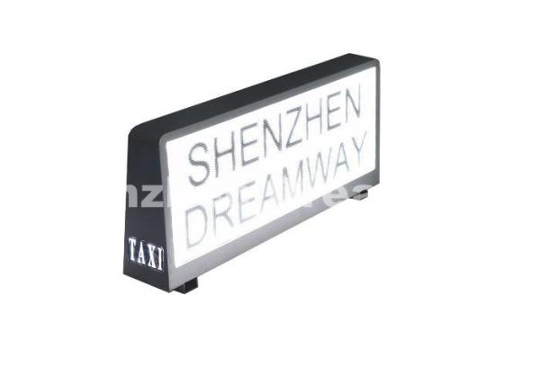 Energy Saving taxi top led display / P5 SMD2727 taxi advertising signs Nationstar 7,500 nits