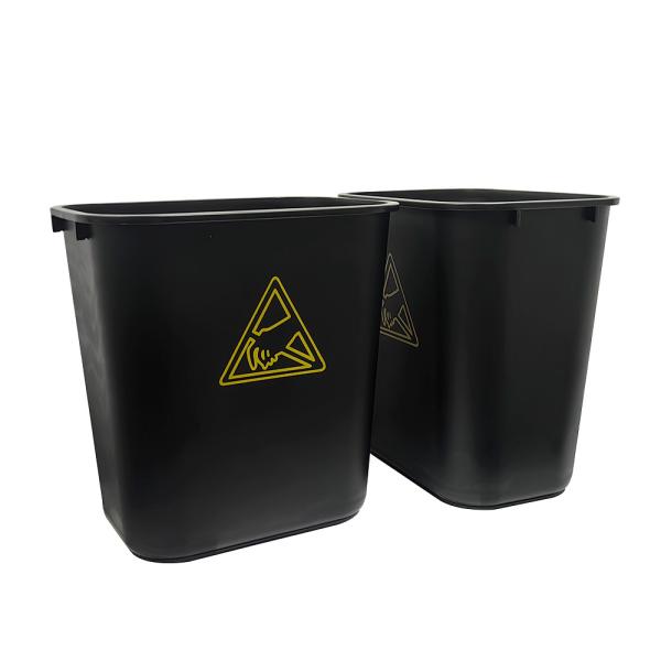 35L PP Plastic ESD Electrostatic Cleanroom Tool Box Trash Can
