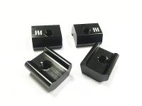 Les pièces en aluminium anodisées par peinture de commande numérique par ordinateur ont adapté aux besoins du client des composants de rotation de précision