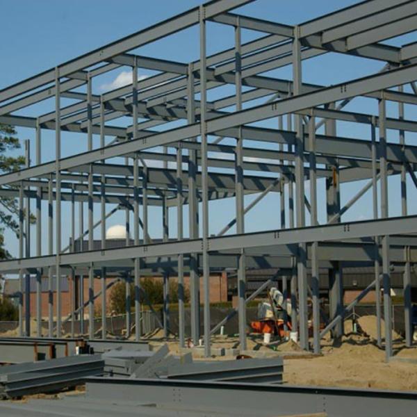 H Section Frame Large Span Prefab Steel Warehouse Building