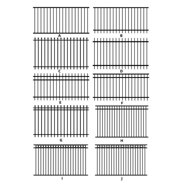 Durable Tubular Steel Fence Made From Galvanized Steel Pipe With Powder Coated Surface Treatment For Corrosion Resistance And Long Lasting