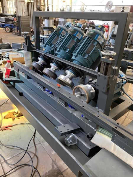 Furniture Cupboard Door Glass Chamfering Machine with 4 Grinding Heads and 8kw Power