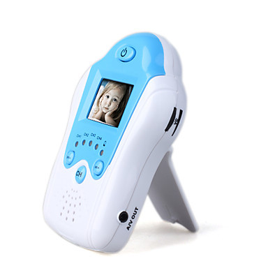 Baby Monitor with Night Vision and AV OUT (Flower Design/Blue)