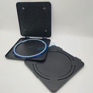 8 polegadas Negro Quadrado Single Wafer Carrier Trays personalizados para uso em
