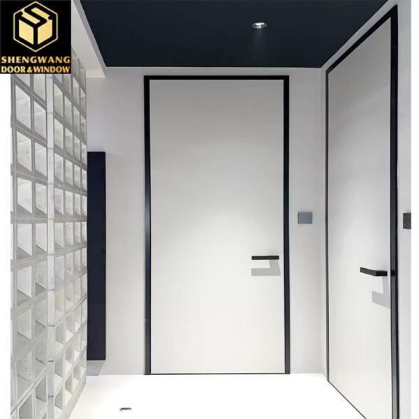 150/160/180/200mm épaisseur de cadre Protection maximale pour votre bâtiment avec porte de chambre en aluminium