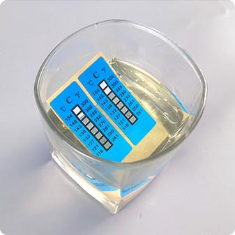 Étiquette de température irréversible à 8 niveaux 37-65℃ 99-149℉