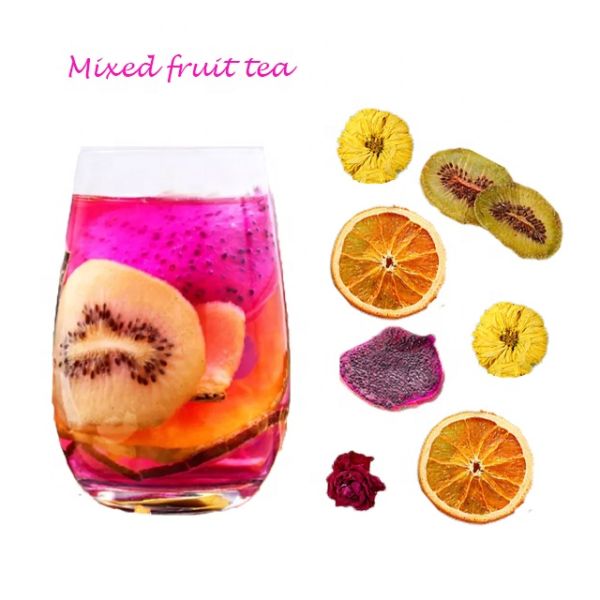 OEM Dried Fresh Mixed Fruit Slice Tea Detox Weight Loss Immune Booster Herbal Tea For Beauty And Wellness