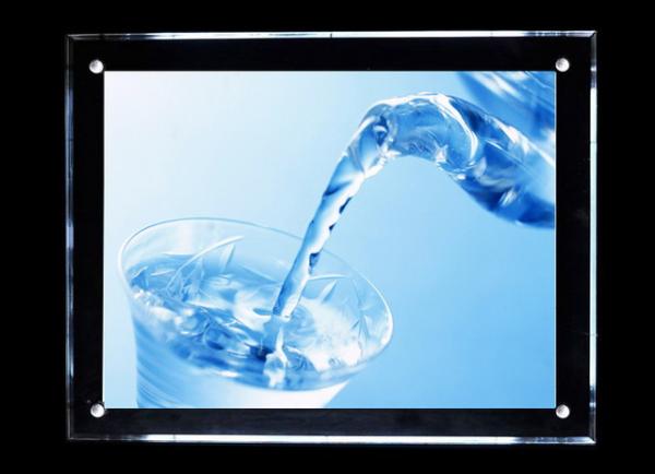 ultra thin outdoor advertising led light box with aluminum frame