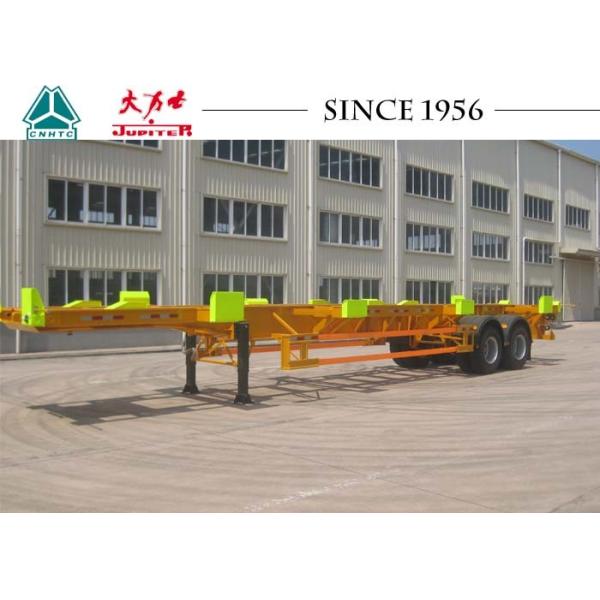 Сверхмощный размер трейлера 12420*2480*1540 контейнера 50 тонн скелетный