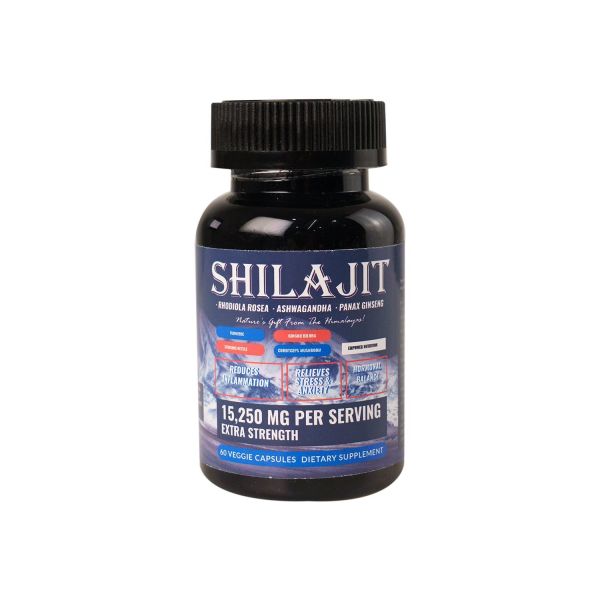 Premium 8-In-1 Adaptogenic Herbal Complex With Shilajit Ashwagandha For Stress Resilience Energy 60 Capsules
