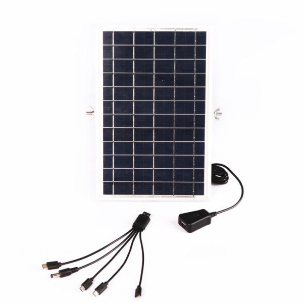 20W Solar Power System Ultra Thin Portable Solar Panel Charger Multifunctional