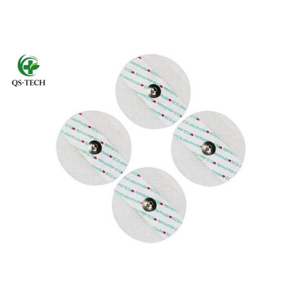 Round 50mm snap disposable ecg electrode padsecg chest electrode