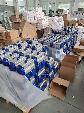 DA Double Action Pneumatic Actuator Aluminum Body Corrosion Resistant For Valve