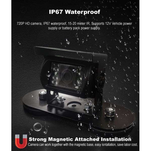 7 pulgadas de visión completa IPS HD MDVR Monitor que admite grabación de video 2CH 4CH