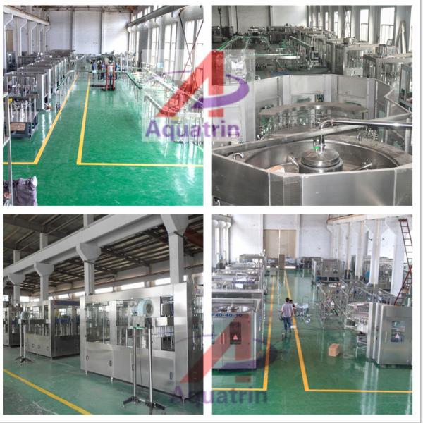 380V 36000bph Drinking Water Production Line Dia 10mm Bottle
