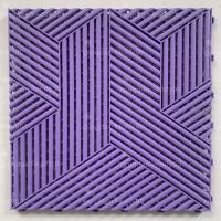Rib Self-Draining warehouse plastic flooring Garage floor tiles interlocking grid floor