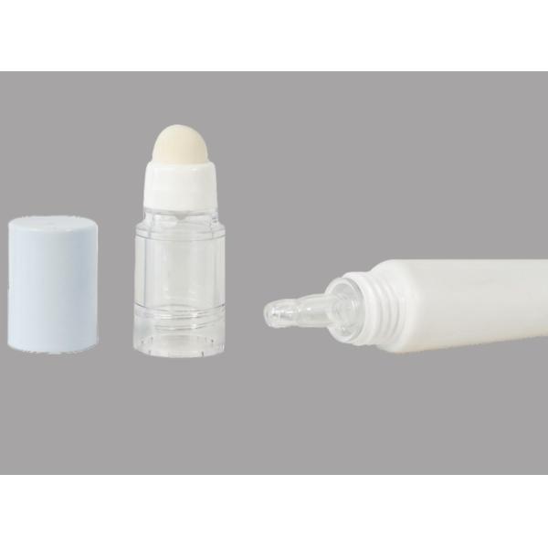 Tubo de plástico para goteador de cosméticos Embalaje Crema para ojos Esencia de tubos con cabeza de esponja Desmontable
