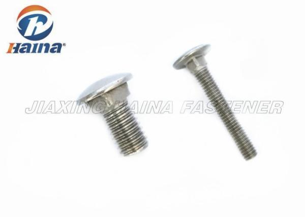 Stainless Steel 304 316 Hardened Plain Finish Coach M12 carriage bolt