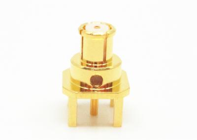 Conector coaxial fêmea de SMP-KHD9 SMP RF com o Microstrip para a montagem do PWB