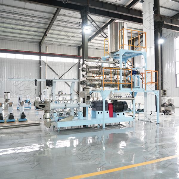 low price Floating Fish Feed Pet Food Feed Wet Twin Screw Extruder Puffing Machine