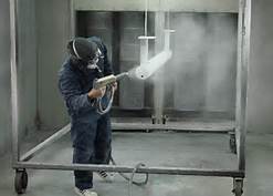 Electrostatic Thermoset Architectural Powder Coatings , RAL1024 Heat Proof Powder Coating