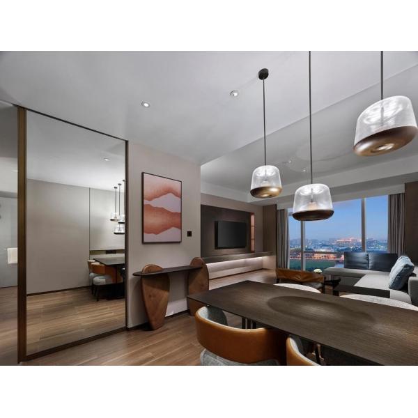 Leisous Hotel Various Room Bedroom Sets Loose Furniture + Fixed Furniture Full Upholstery