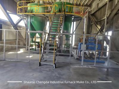Forno elétrico automático de lã de rocha com eficiência de fusão de 8-10 t/h
