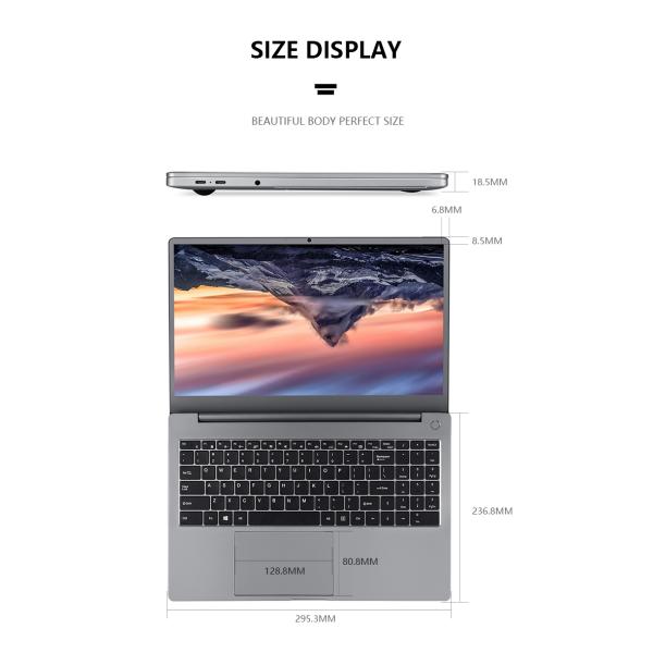 Ultra-Thin Backlit Keyboard Laptop with Plastic Body Material and I7/R5/R7/R9 Processor