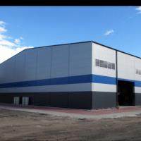 Almacén de estructura de acero prefabricado comercial moderno para almacenamiento de garaje industrial