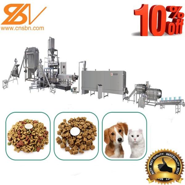 SLG 65-III Dry Dog Food Making Machine Twin Screw Extruder 500-600 Kg/h