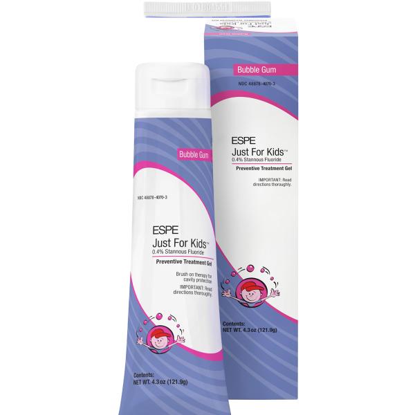 Kids 0.4% Stannous Fluoride Brush On Gel Extra Cavity Protection ADA Approved