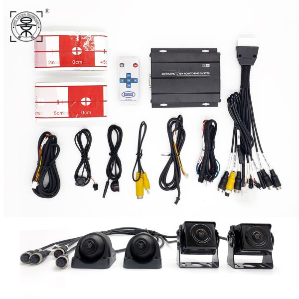 Truck Rearview Camera with Wi-Fi and 7” Display for Easy Parking and 360 Deg Monitoring